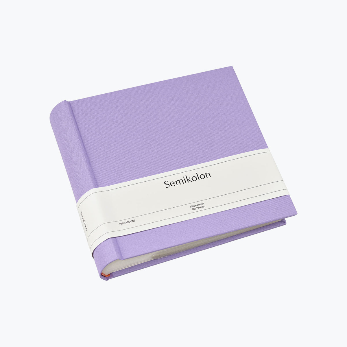 Semikolon - Photo Album - 200 Pockets - Heritage - Lilac Silk