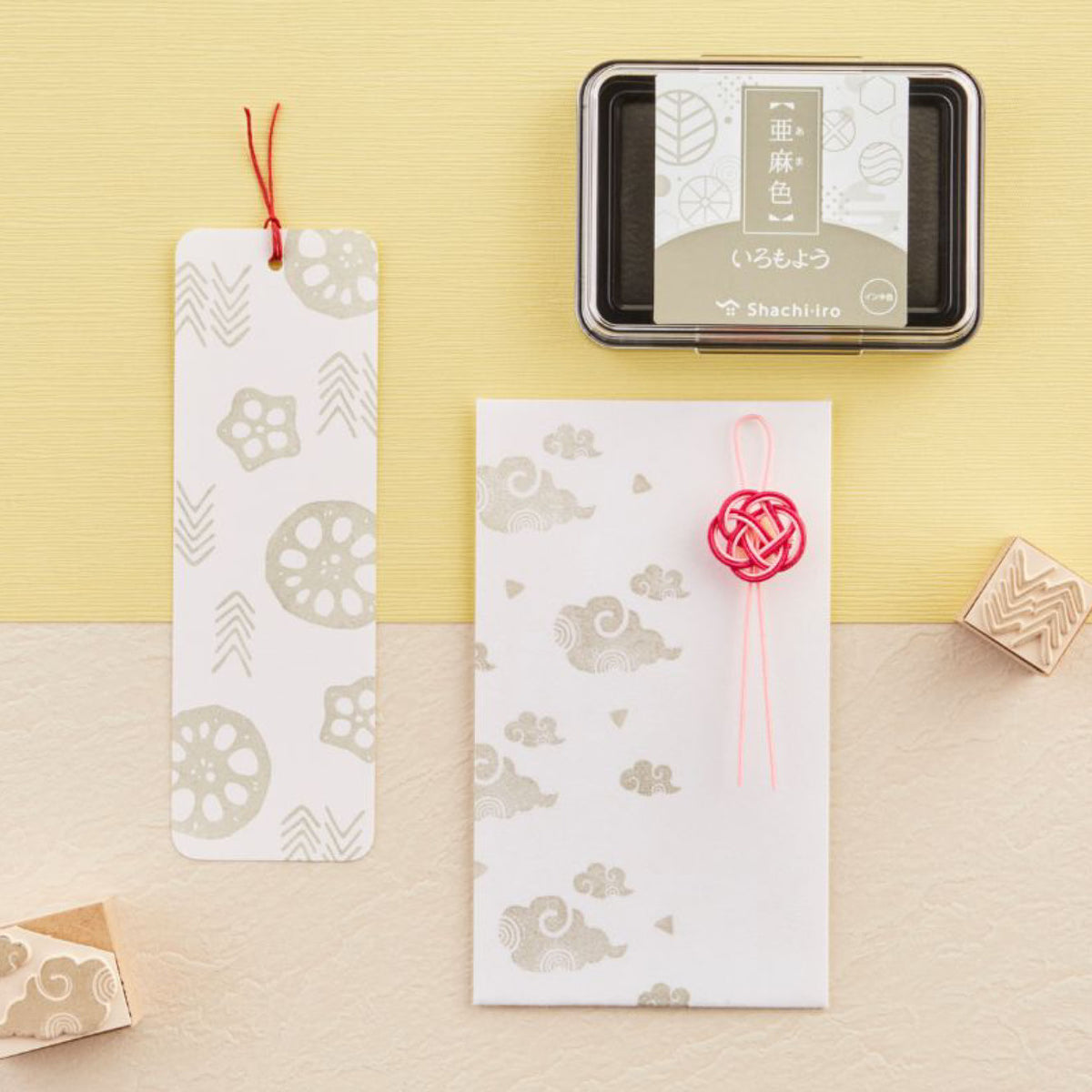 Shachihata - Stamp Pad - Oil-Based Ink - Iromoyo 2024 - HAC-1L-PGR