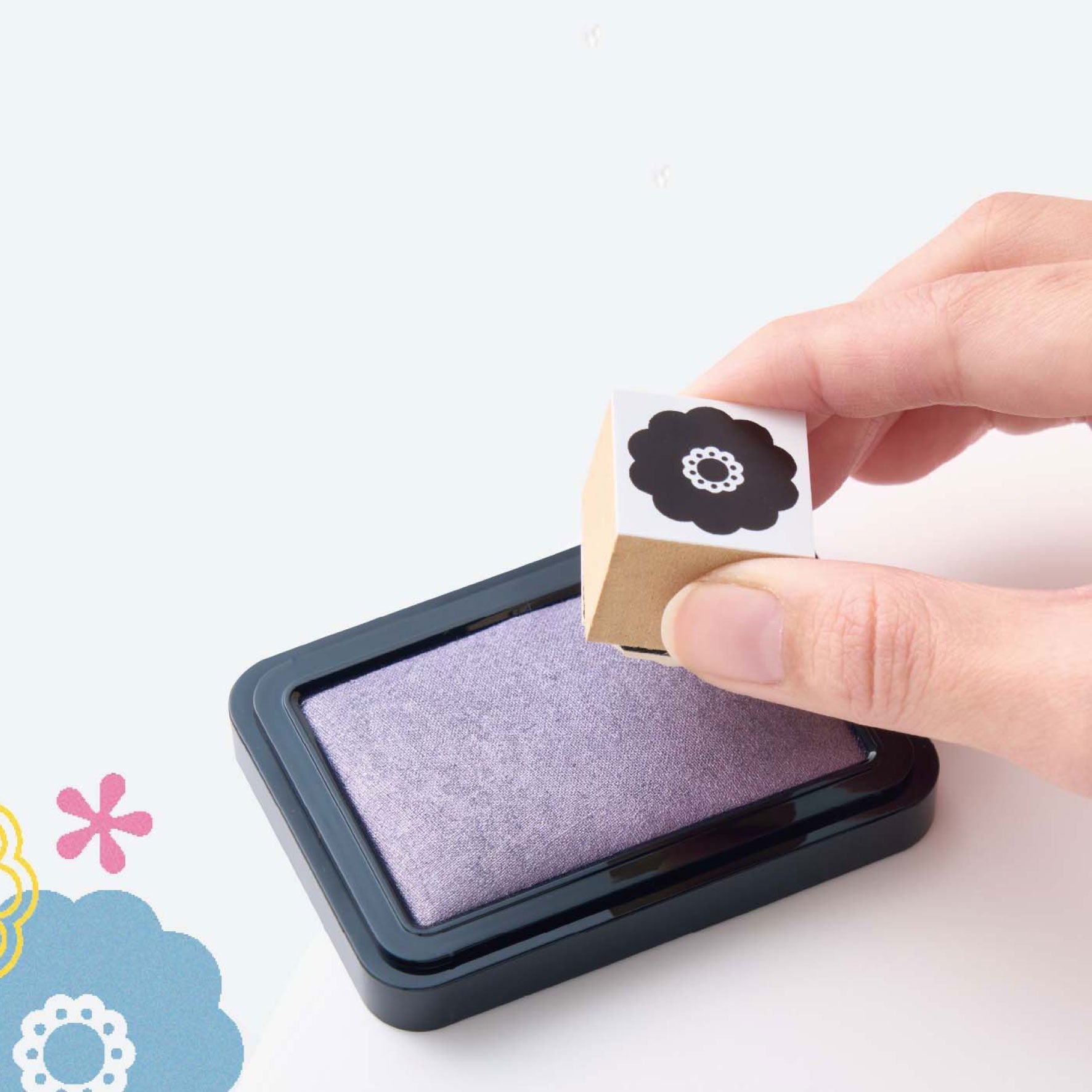 Shachihata - Stamp Pad - Oil-Based Ink - Iromoyo Kosai - Black