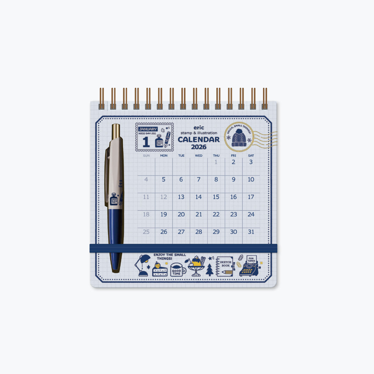 Shinnippon Calendar - 2026 Calendar - Eric - Scribble
