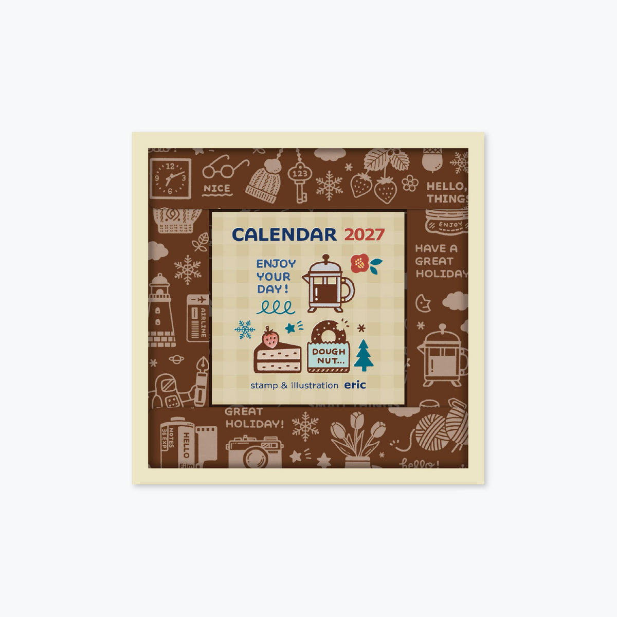 Shinnippon Calendar - 2027 Calendar - Eric - Daily - Mini Square