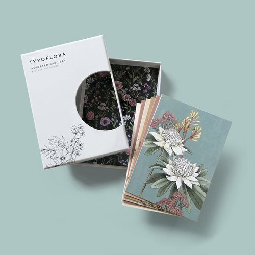 Typoflora - Card Set - Native Flora