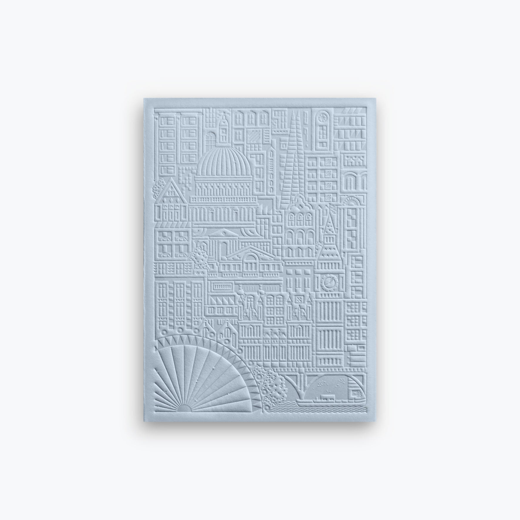 The City Works - Notebook - London - B6 - Sky Blue