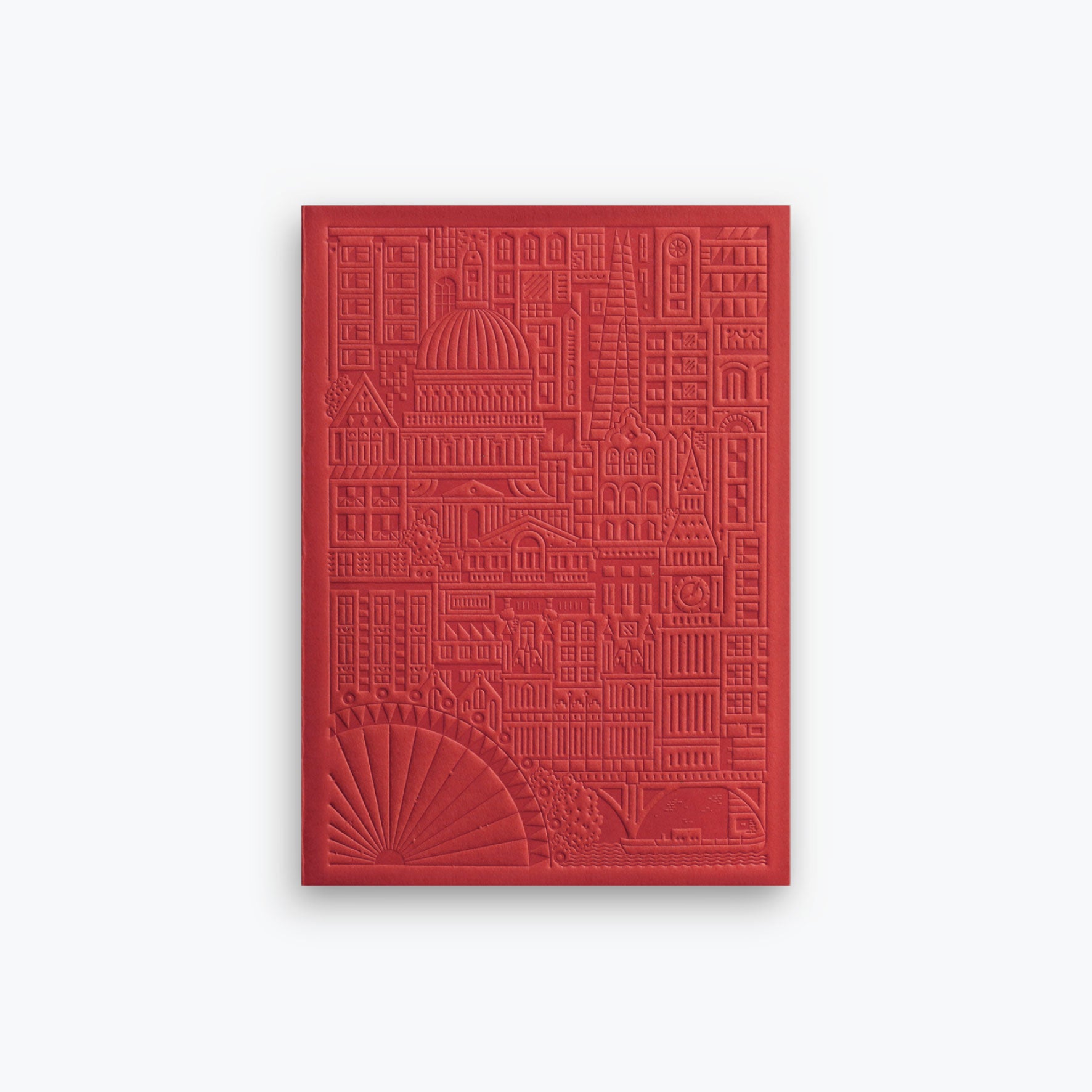 The City Works - Notebook - London - B6 - Red