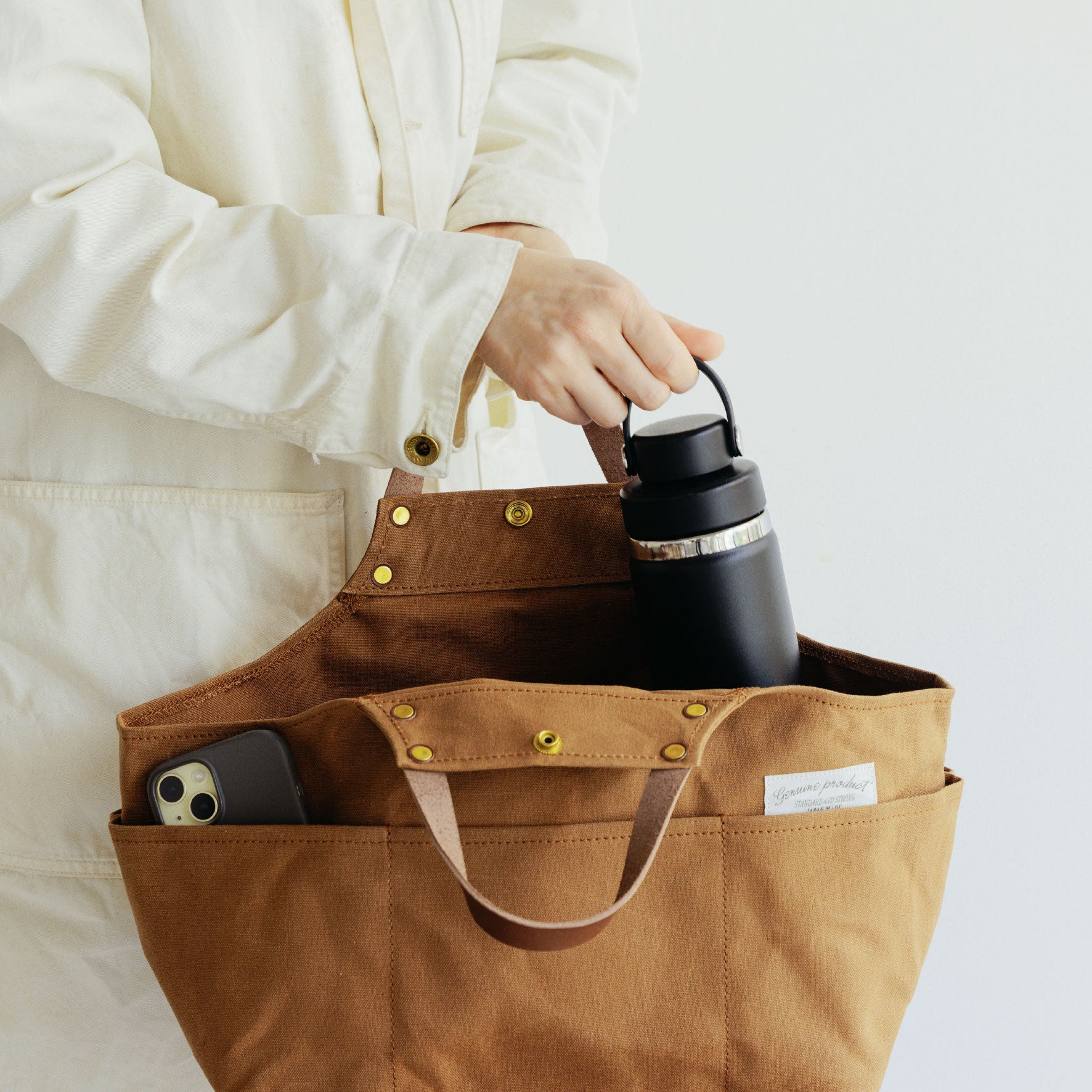 The Superior Labor - Carry Case - Paraffin Canvas - Apron Bag - Brown