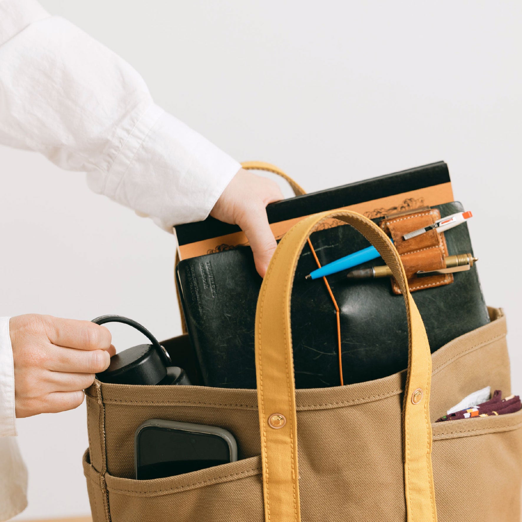 The Superior Labor - Carry Case - The TSL Mini - Beige × Yellow