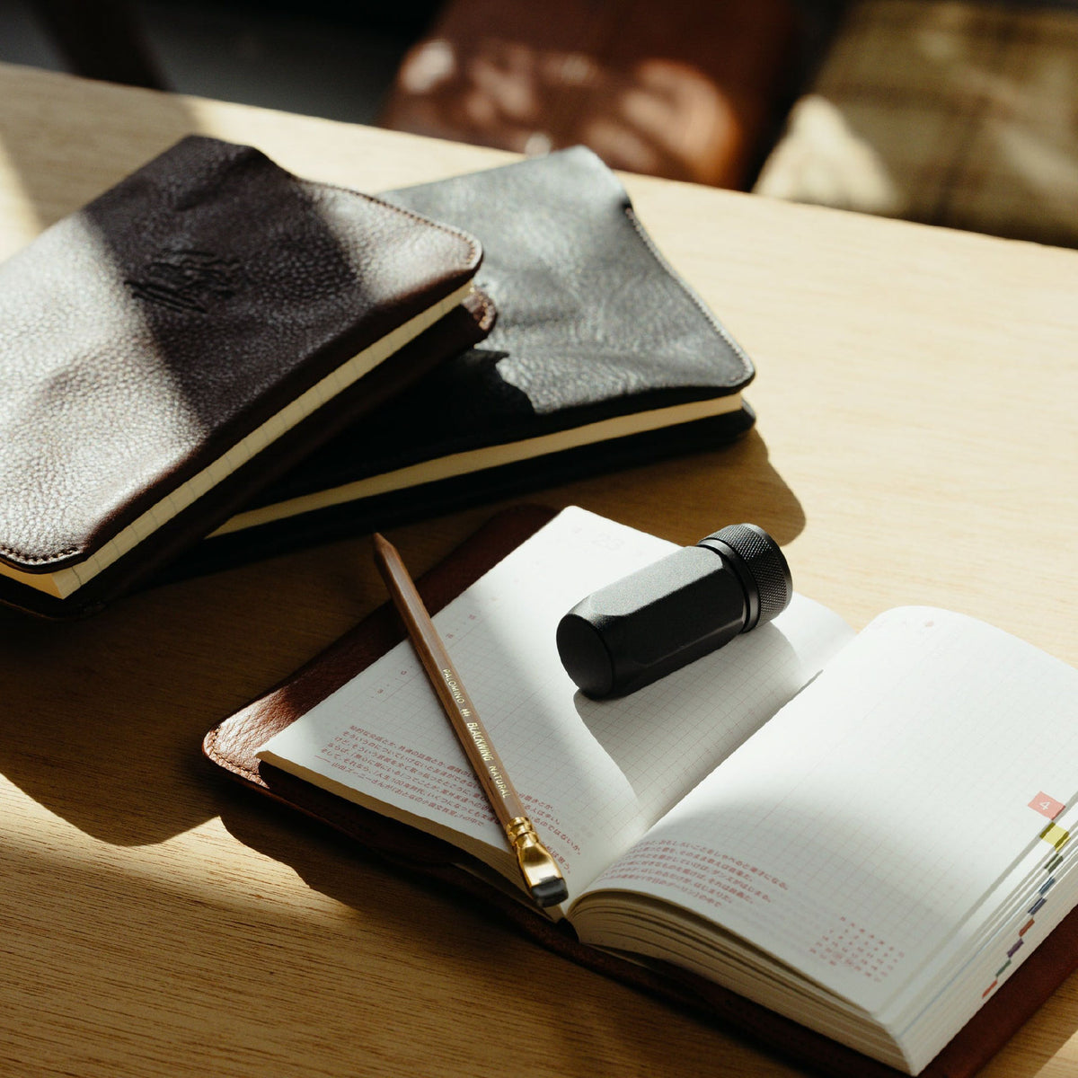 The Superior Labor - Notebook Cover - Oil Leather - B6 - Dark Brown