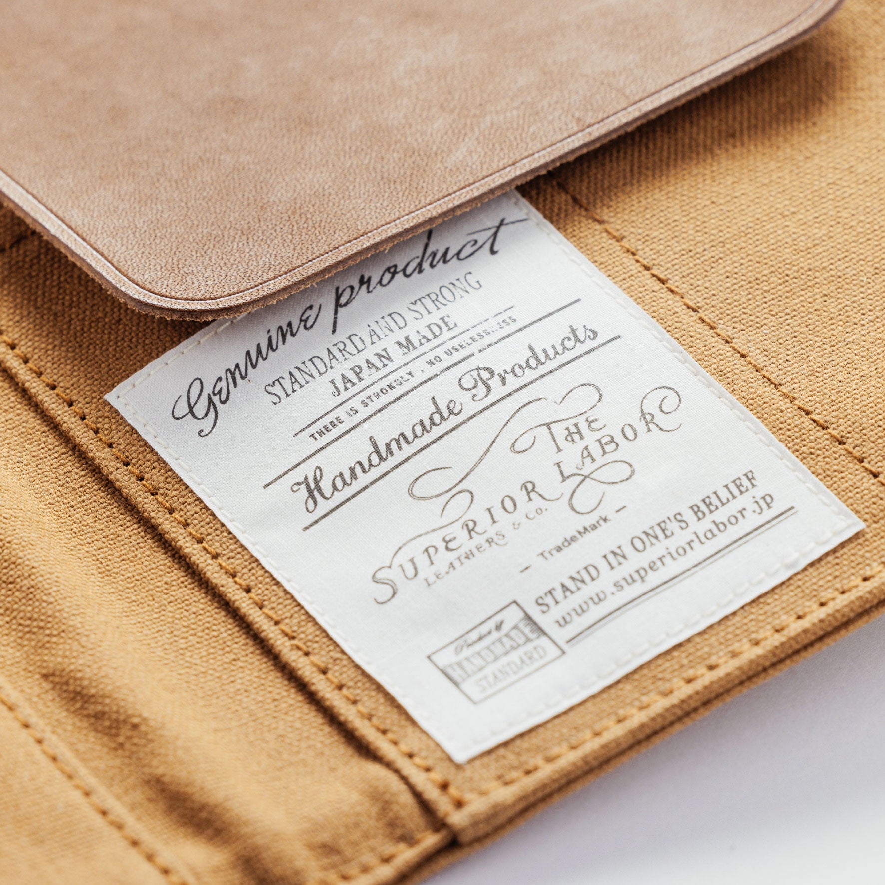 The Superior Labor - Pen Case - Paraffin Canvas - Brown