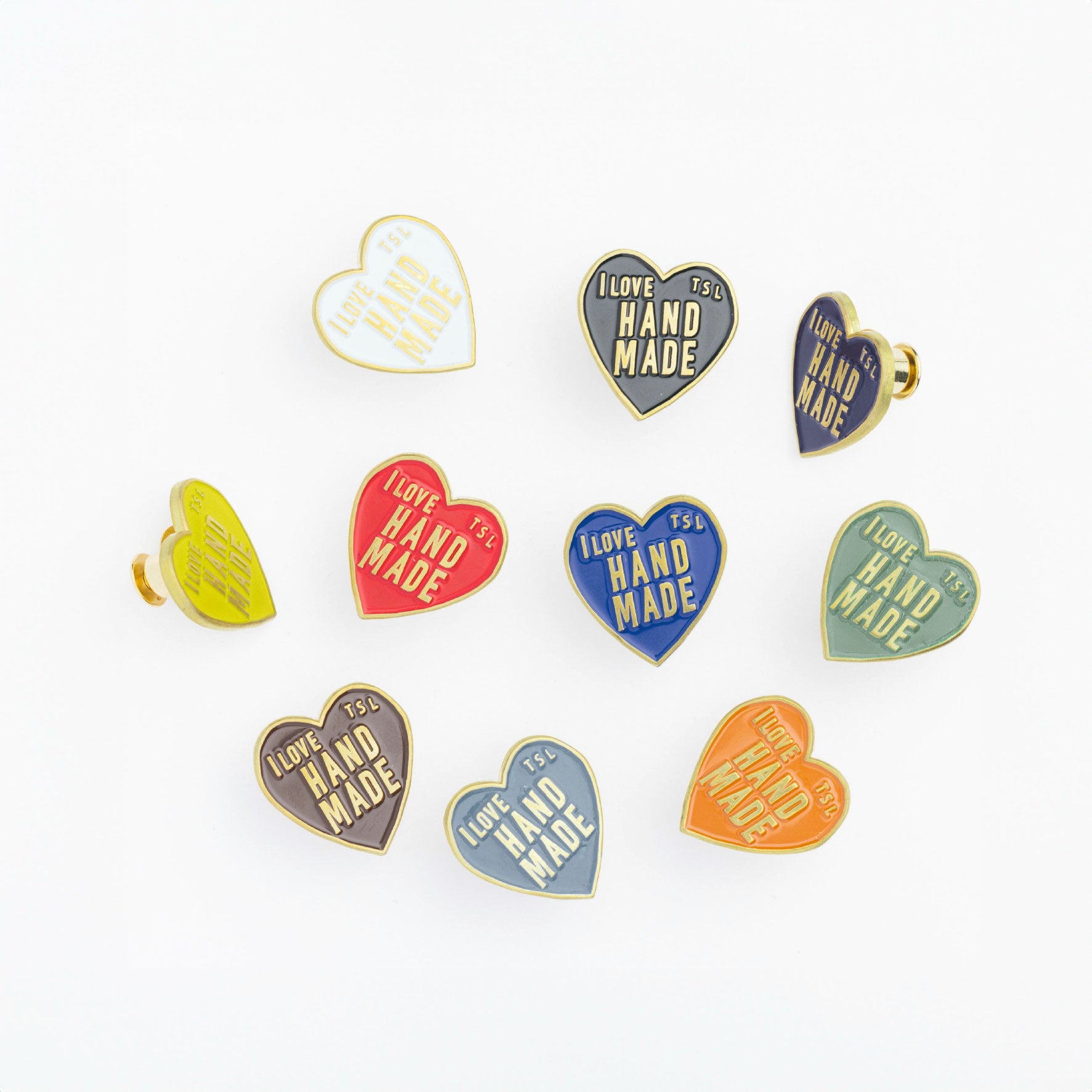 The Superior Labor - Pin - Heart Logo - Red