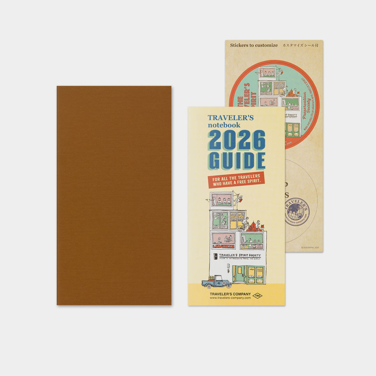 Traveler's Company - 2026 Diary - 6 Month Insert - Regular - Weekly Vertical (Jul - Dec)