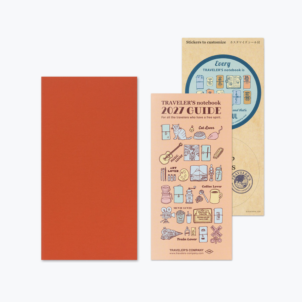 Traveler's Company - 2027 Diary - Insert - Regular - Monthly