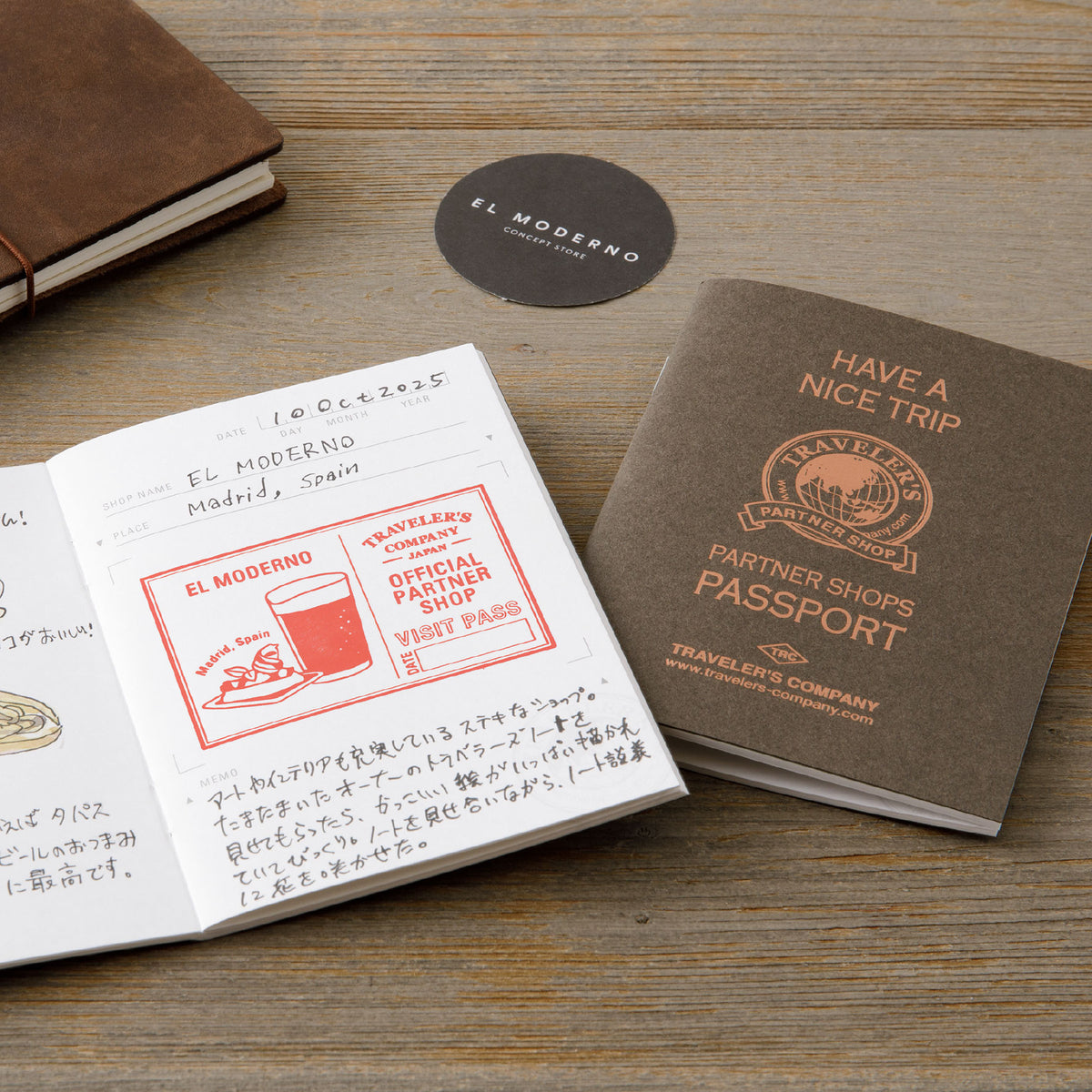 Traveler's Factory - Insert - Partner Shops Passport