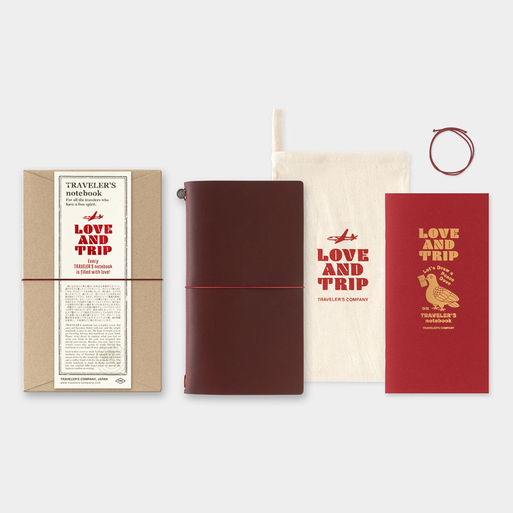 Traveler's Company - Traveler's Notebook - LOVE AND TRIP - Regular
