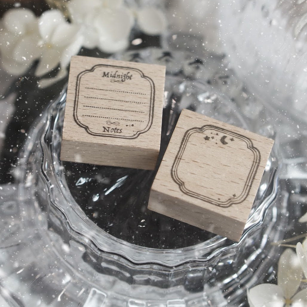 Black Milk Project - Stamp - Notes In The Night - Twin Frame - Set D
