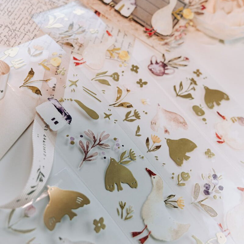 Meow Illustration - Washi Tape - Woodland Story (PET)