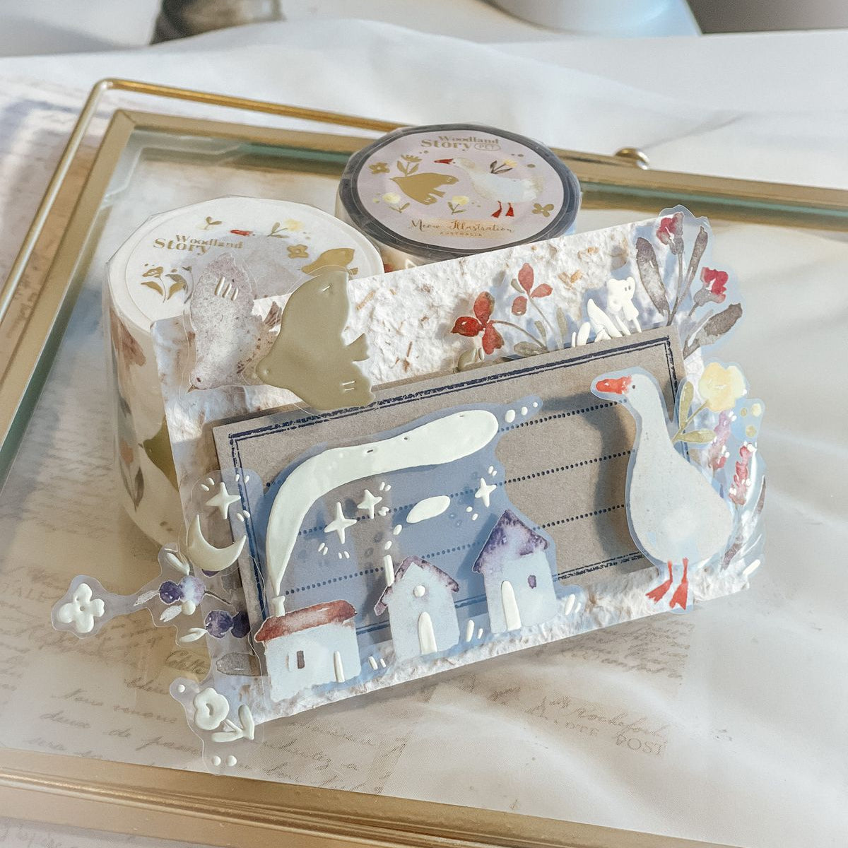 Meow Illustration - Washi Tape - Woodland Story (PET)