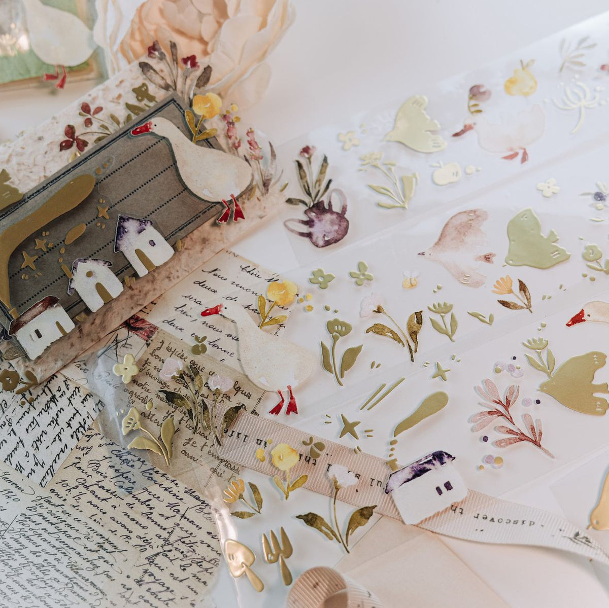 Meow Illustration - Washi Tape - Woodland Story (PET)