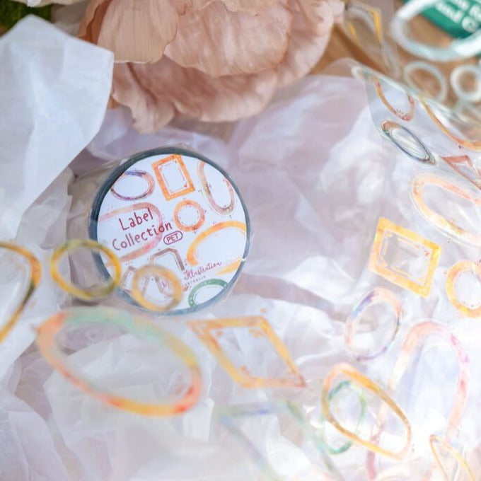 Meow Illustration - Washi Tape - Label Collection (PET)