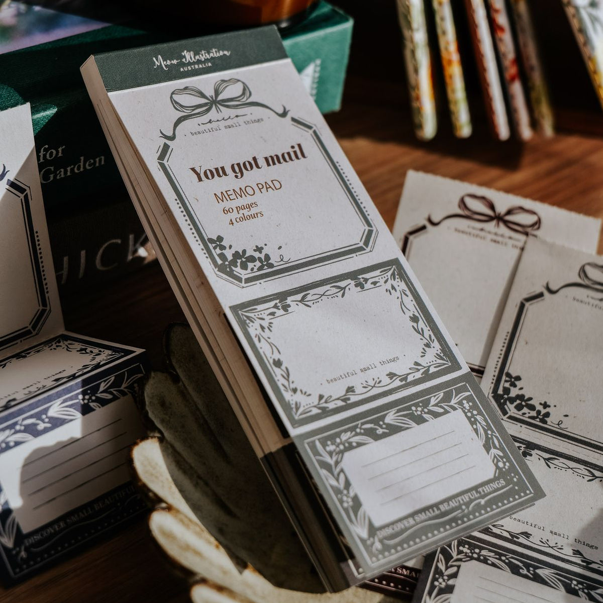 Meow Illustration - Memo Pad - You Got Mail