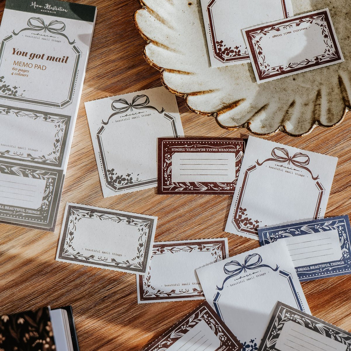 Meow Illustration - Memo Pad - You Got Mail