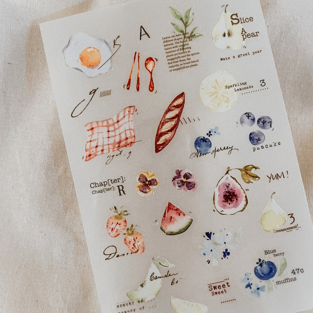 Meow Illustration - Planner Sticker - Picnic Time