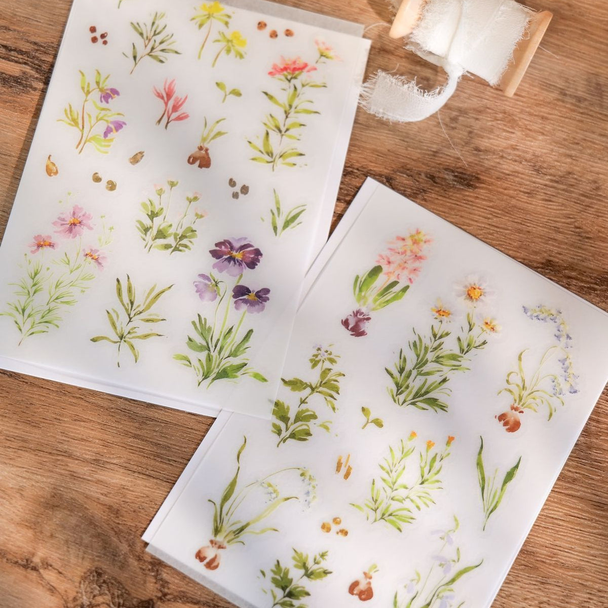 Meow Illustration - Planner Sticker - A Year Of Blossom