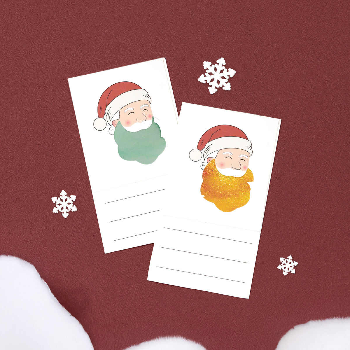 Wearingeul - Ink Swatch Cards - Christmas Season - Santa Claus