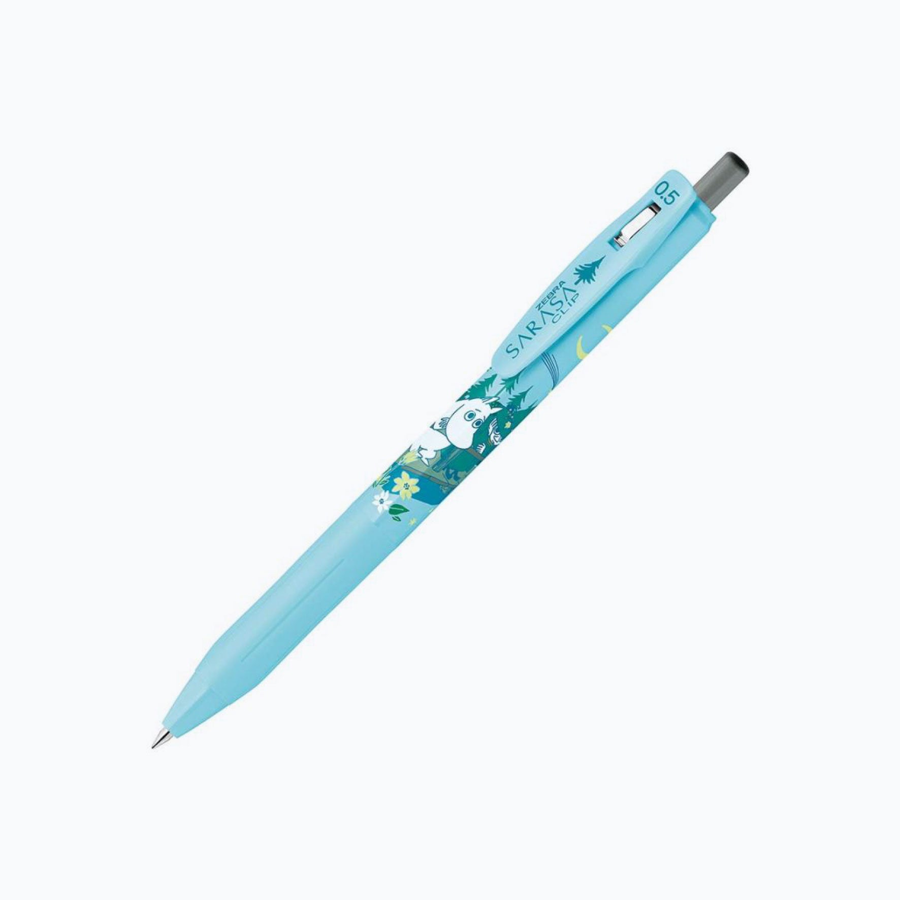 Zebra - Gel Pen - Sarasa Clip - 0.5mm - Moomin - Blue