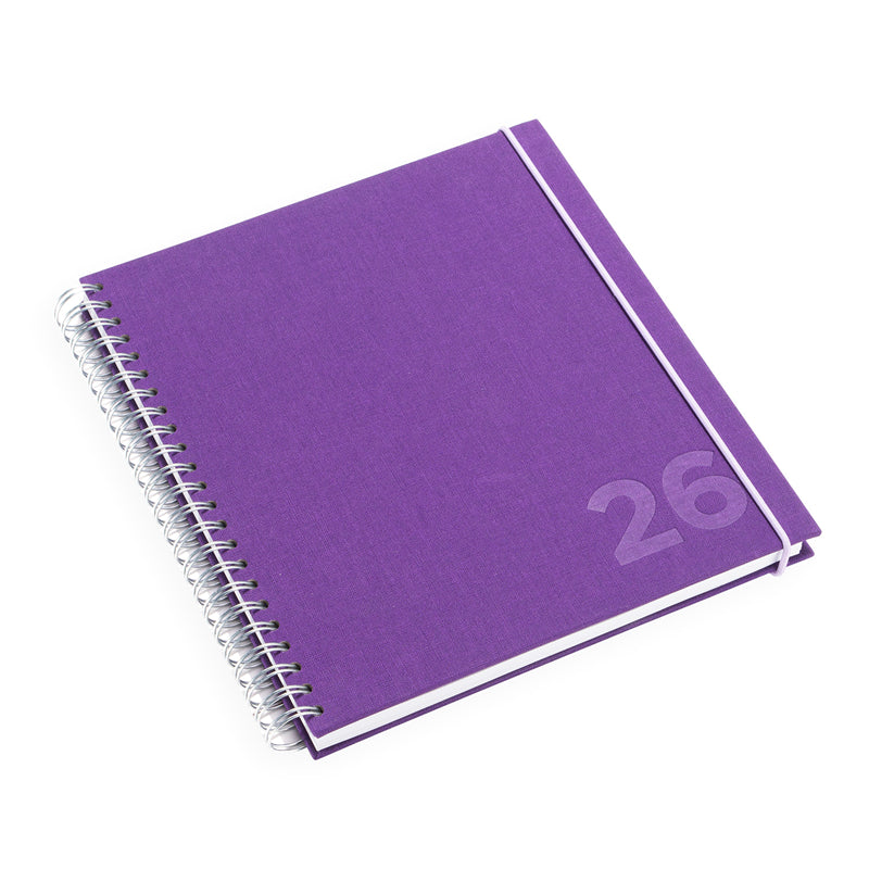 Bookbinders Design - 2026 Diary - Wire-O - Regular - Blueberry
