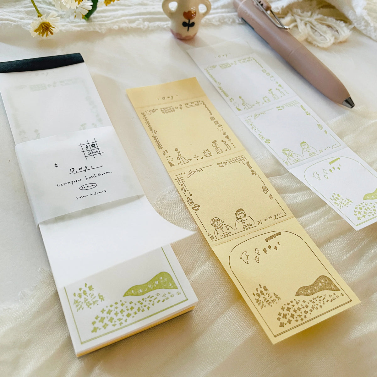 Niconeco Zakkaya - Notepad - Letterpress Label Book Day