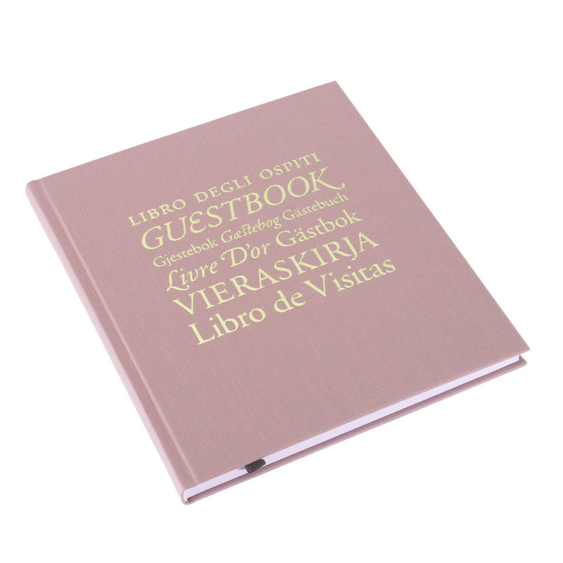 Bookbinders Design - Cloth Notebook - Guest Book - Dusty Pink