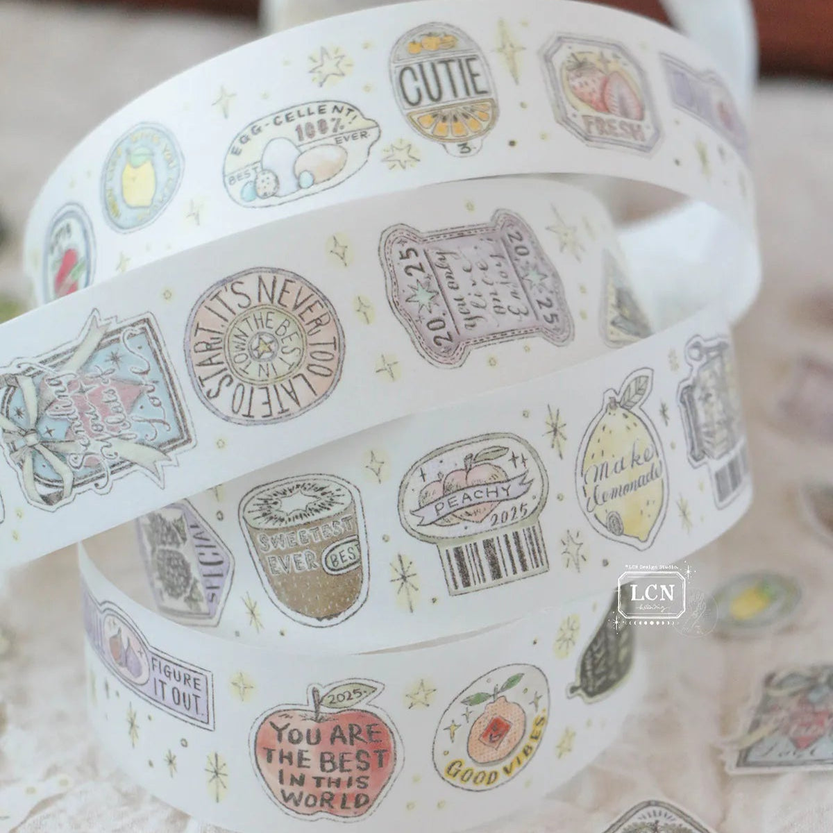 LCN Design Studio - Washi Tape - Sticker Club Life