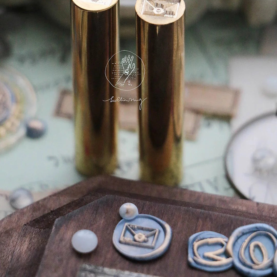 LCN Design Studio - Wax Seal Stamp Set - Mail (Double-Sided)