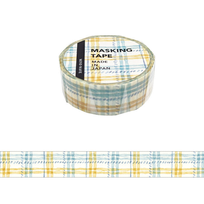 Mind Wave - Washi Tape - Yellow and Blue Pattern