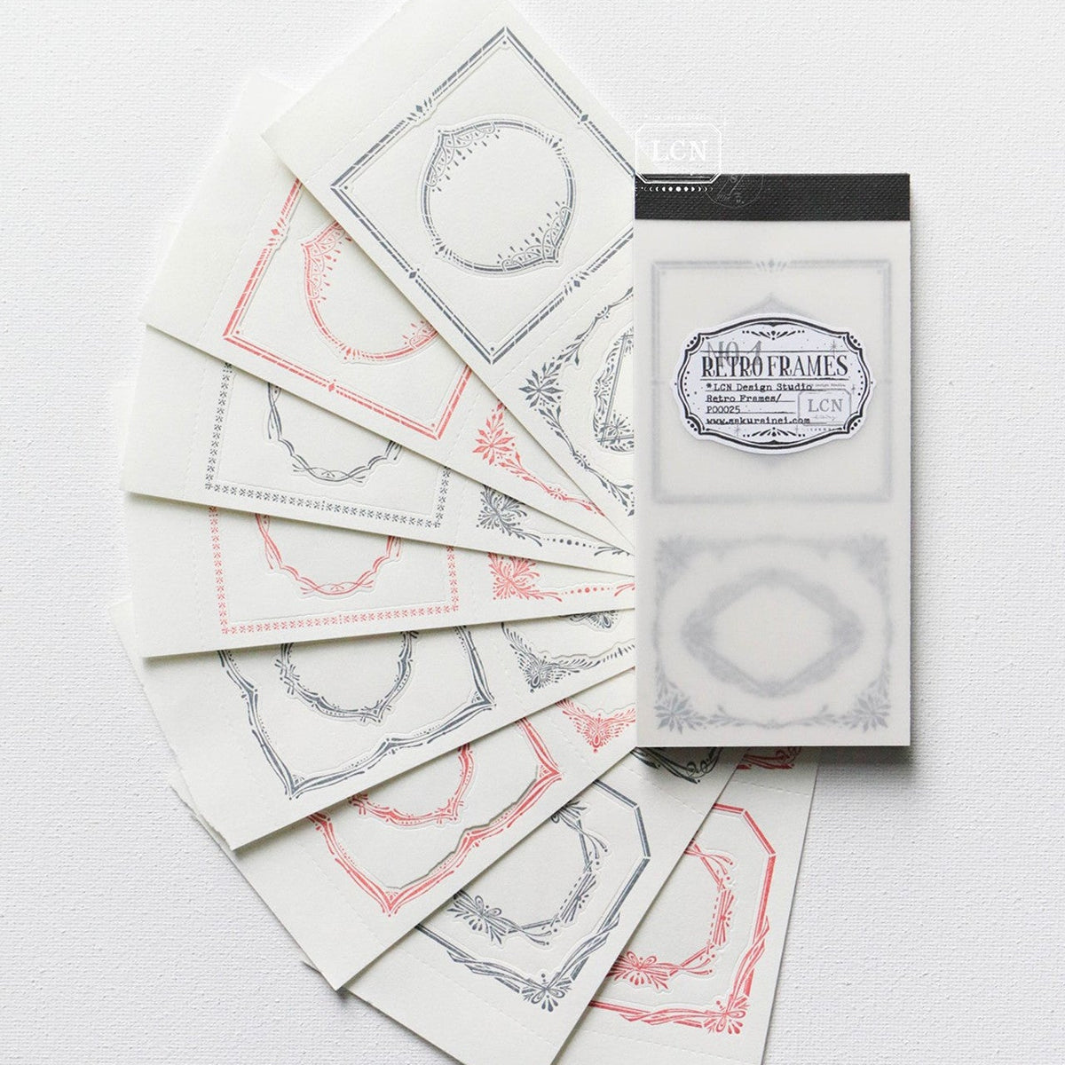 LCN Design Studio - Notepad - Retro Frames No.1