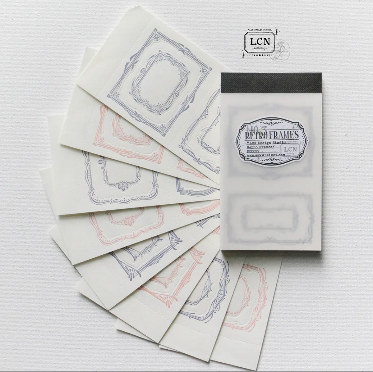 LCN Design Studio - Notepad - Retro Frames No.3