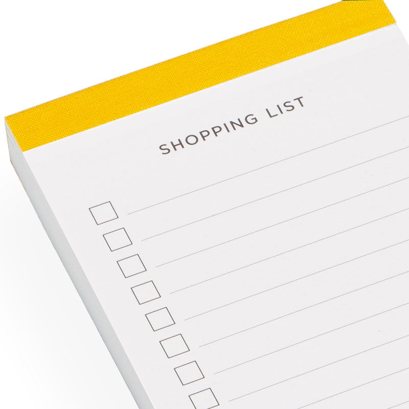 Bookbinders Design - Planner - Shopping List - Sun Yellow