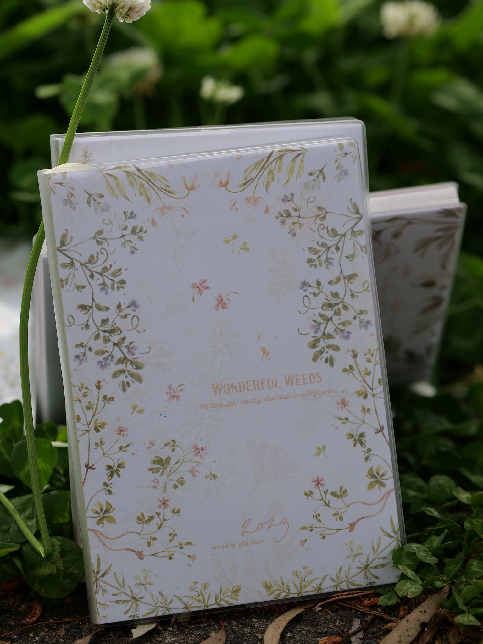 Meow Illustration - 2023 Diary - Weekly Planner - Wonderful Weeds