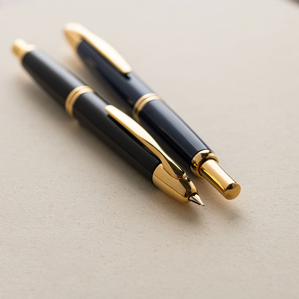 Pilot - Fountain Pen - Capless - Blue (Gold Trim)