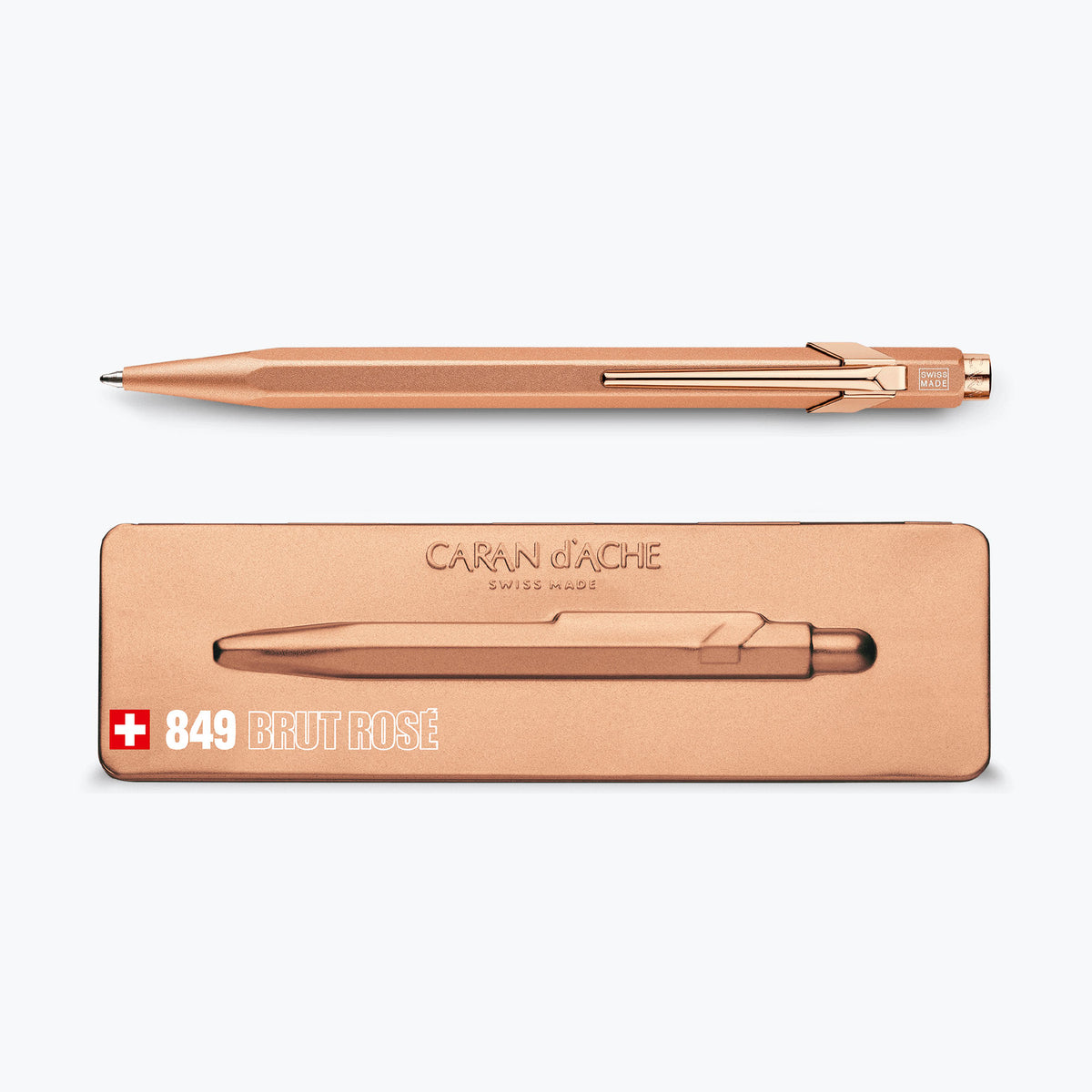 Caran d'Ache - Ballpoint Pen - 849 Bar - Brut Rose