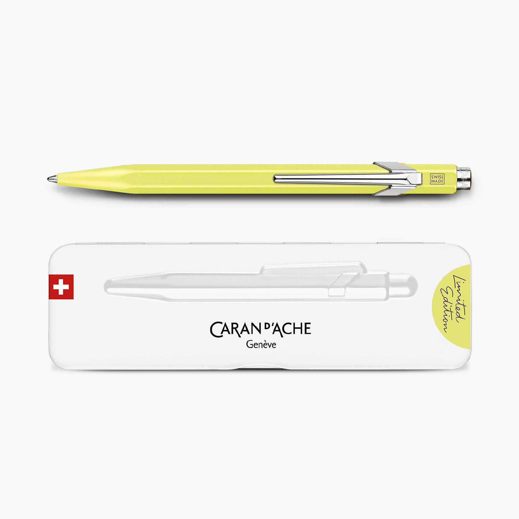 Caran d'Ache - Ballpoint Pen - 849 Limited Edition - Fluorescent Yellow Pastel