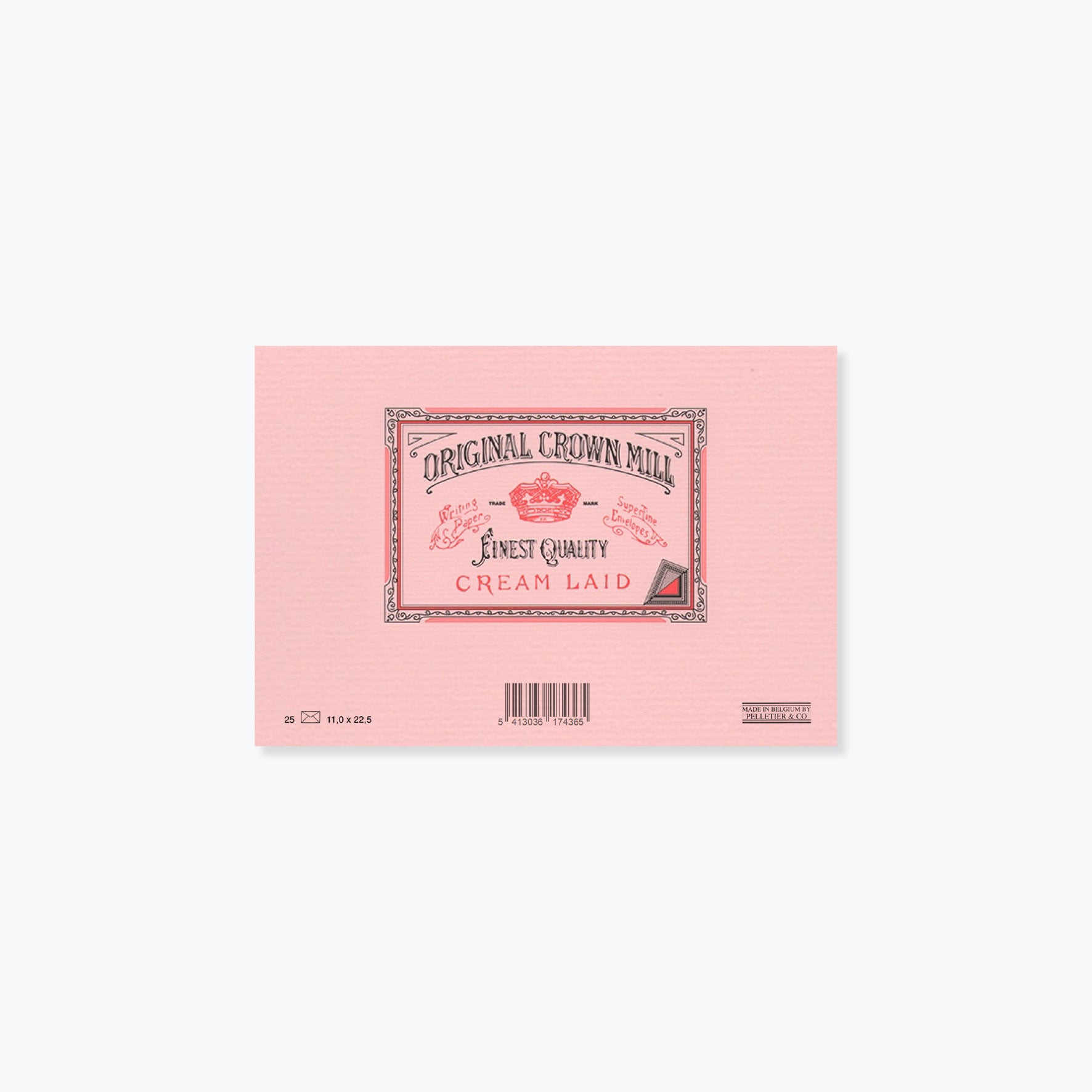 Crown Mill - Envelopes - Lined - C6 - Pink