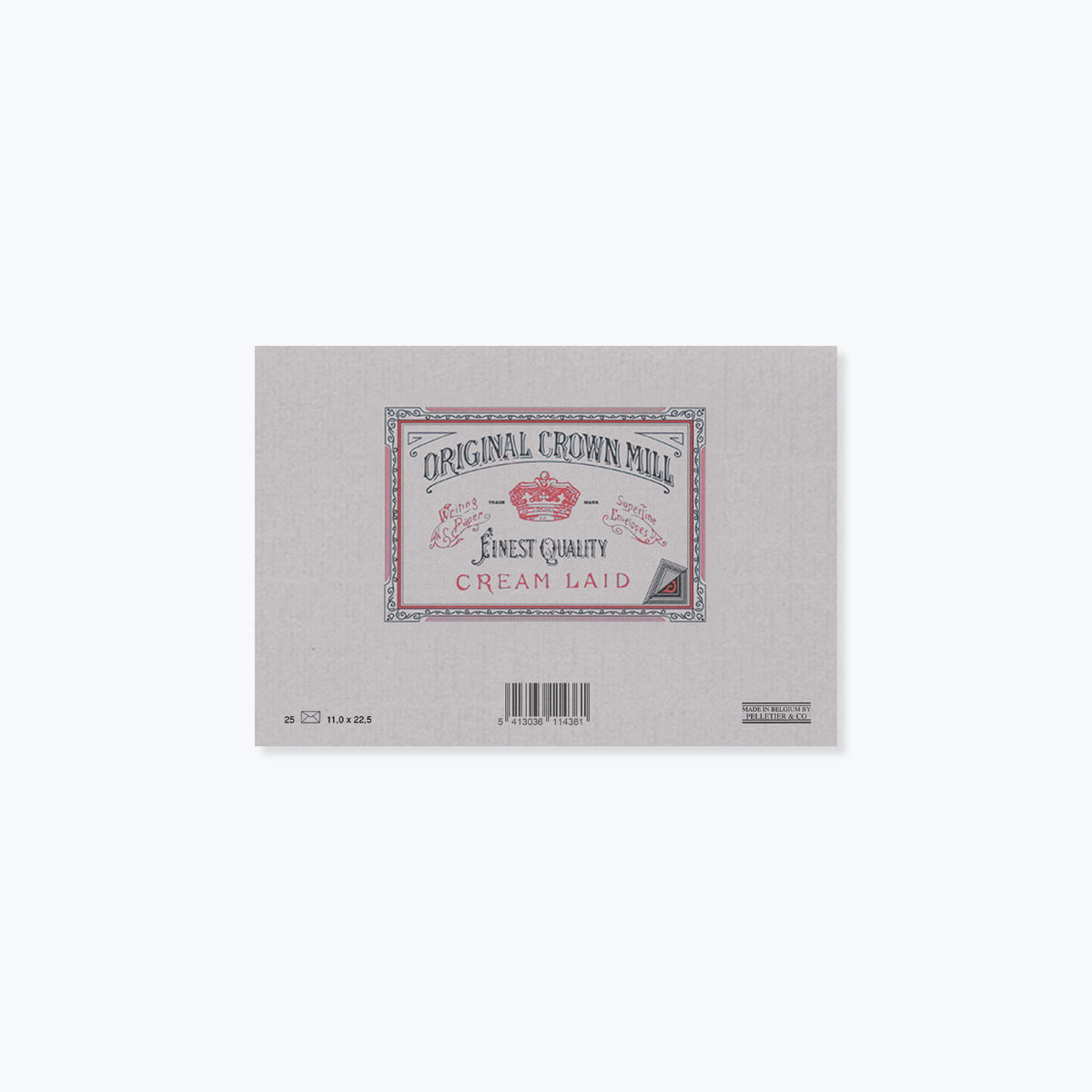 Crown Mill - Envelopes - Lined - C6 - Grey