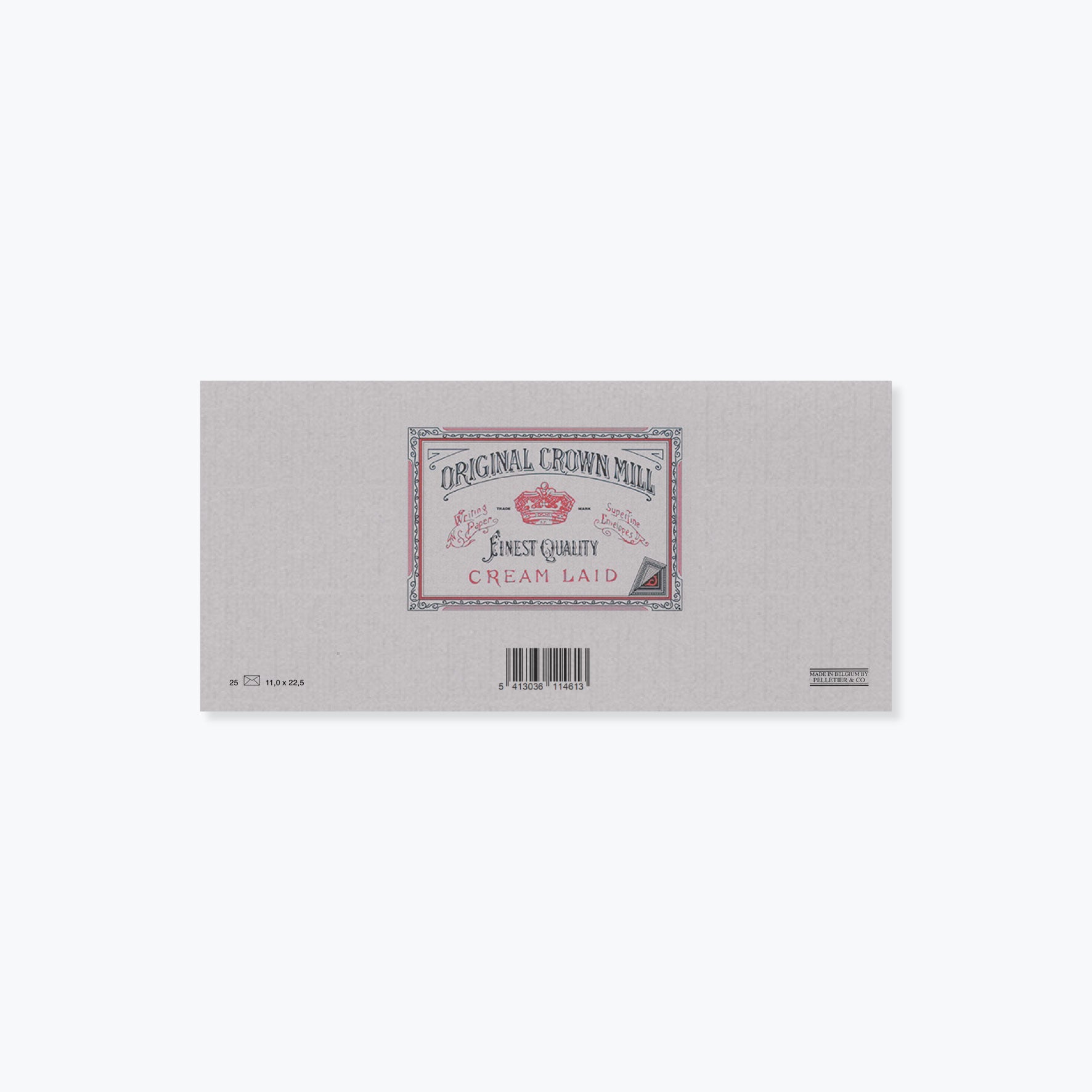 Crown Mill - Envelopes - Lined - DL - Grey