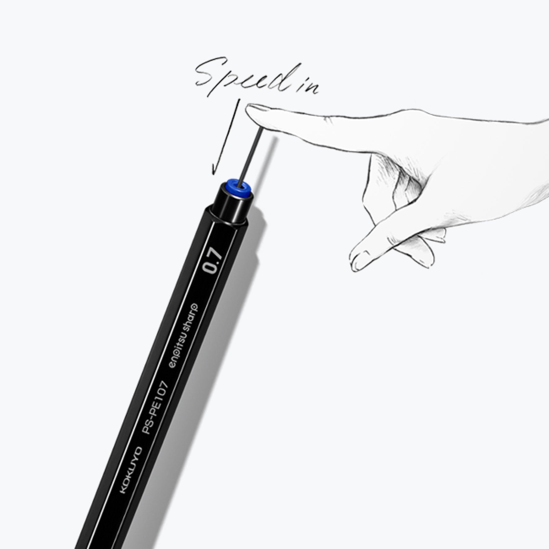 Kokuyo - Mechanical Pencil - Enpitsu Sharp - White