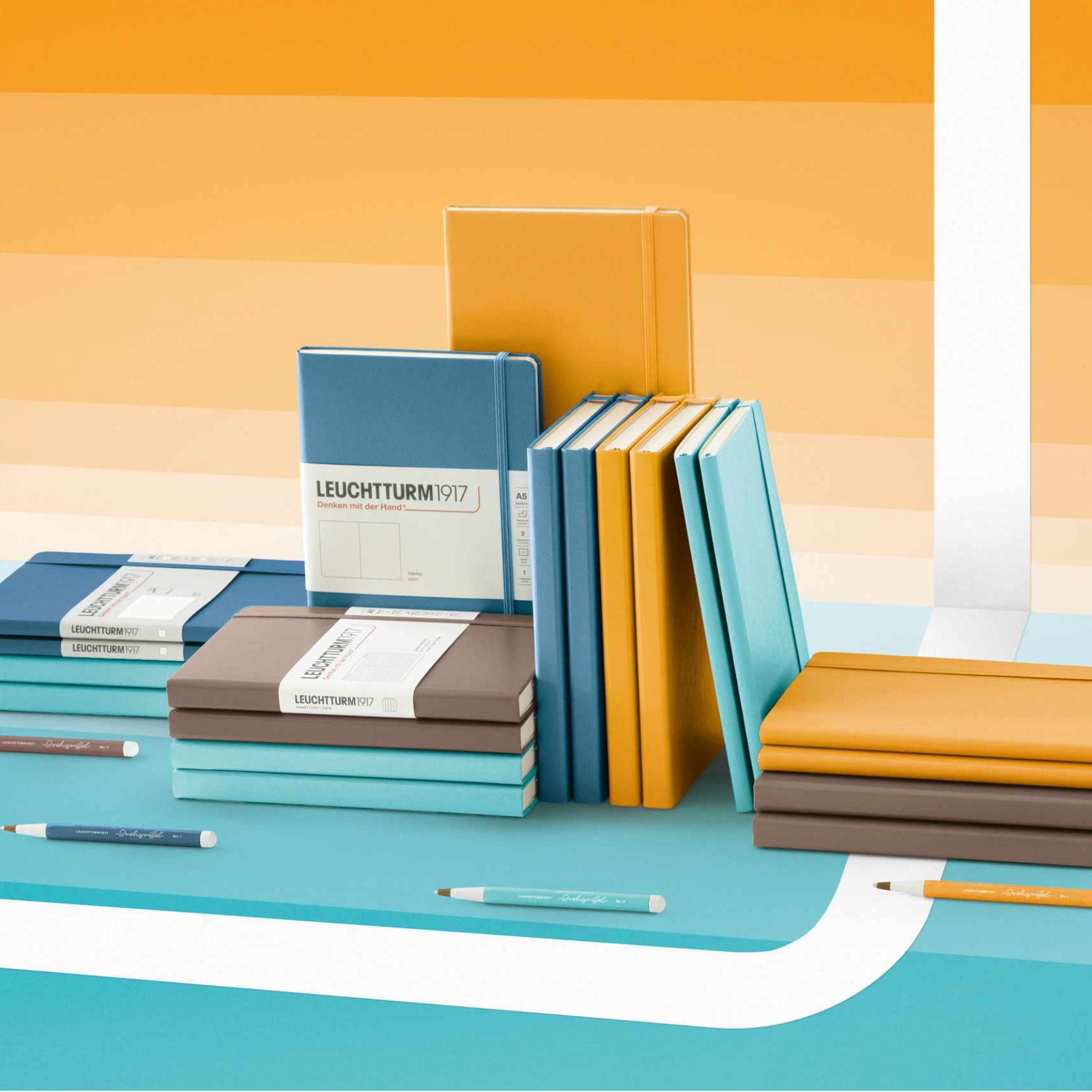 Leuchtturm1917 - Notebook - A5 - Rising - Rising Sun