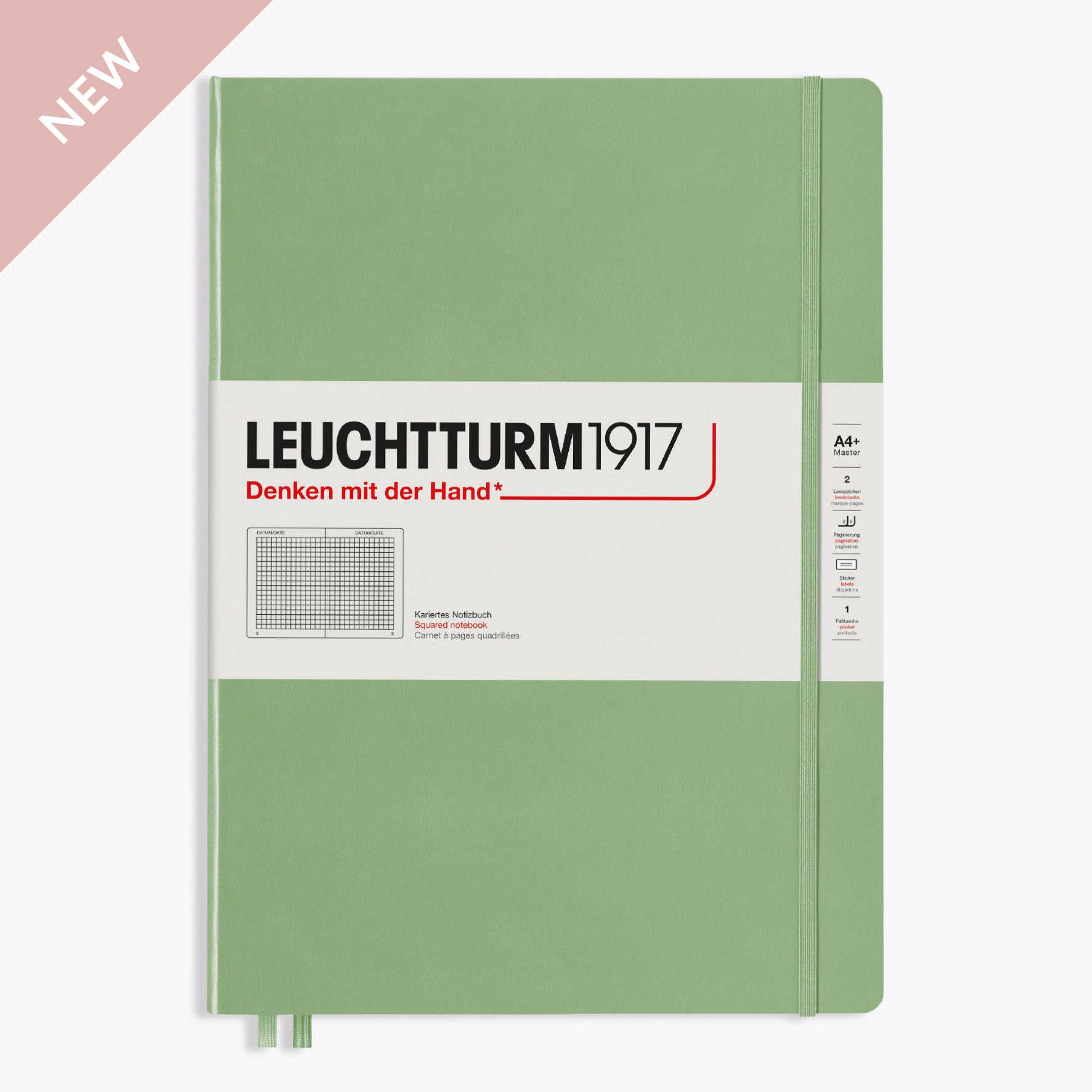 Leuchtturm1917 - Notebook - A4+ - Slim - Sage