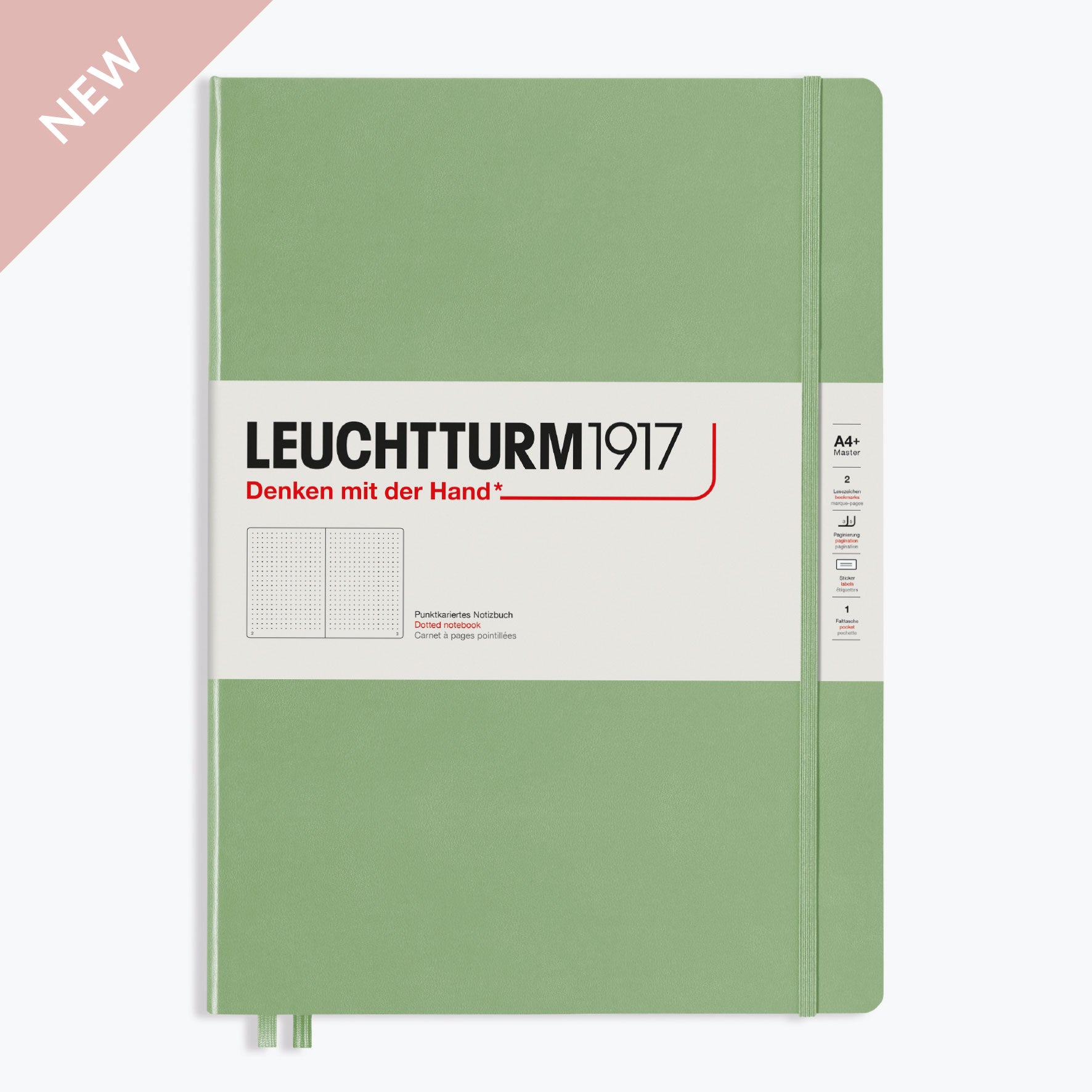 Leuchtturm1917 - Notebook - A4+ - Slim - Sage