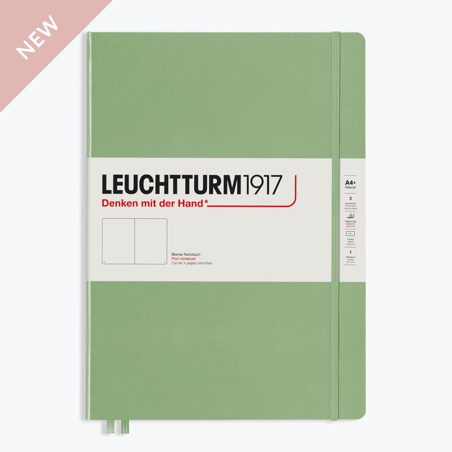 Leuchtturm1917 - Notebook - A4+ - Slim - Sage