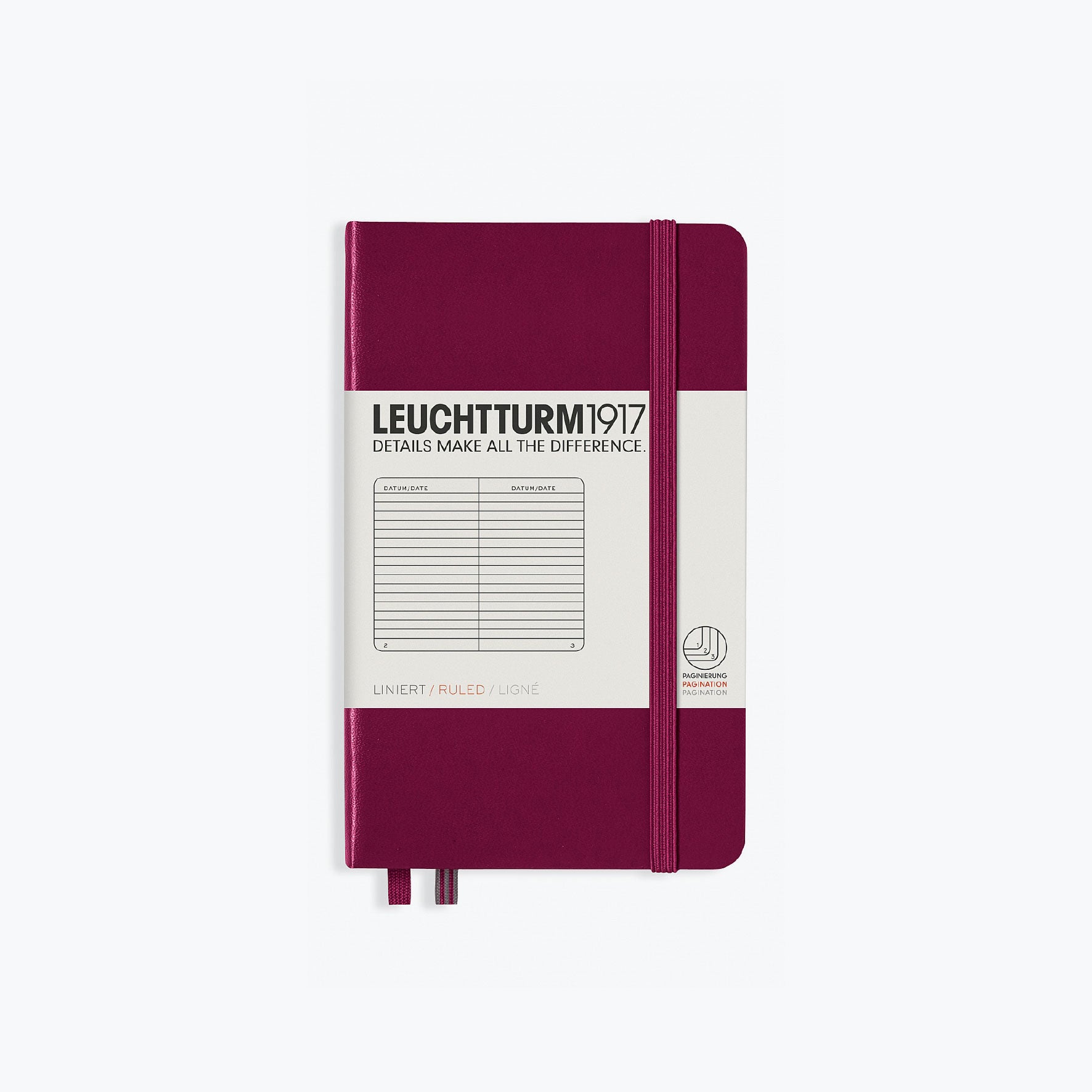 Leuchtturm1917 - Notebook - A6 - Port Red